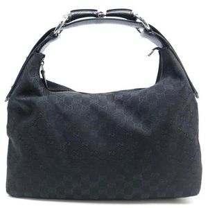 Gucci GG canvas horsebit hobo